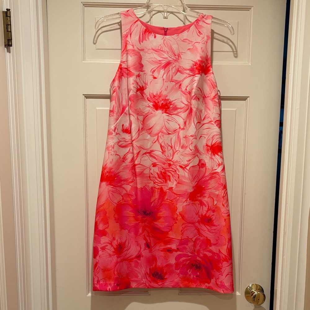 Eliza J Pink Floral Mini Dress